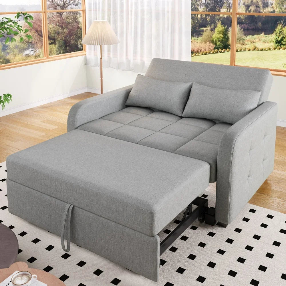 Canapé-lit pliant multifonctionnel, canapé à dossier réglable, idéal pour les petits appartements et les dortoirs étudiants, canapé-lit confortable 180x127cm